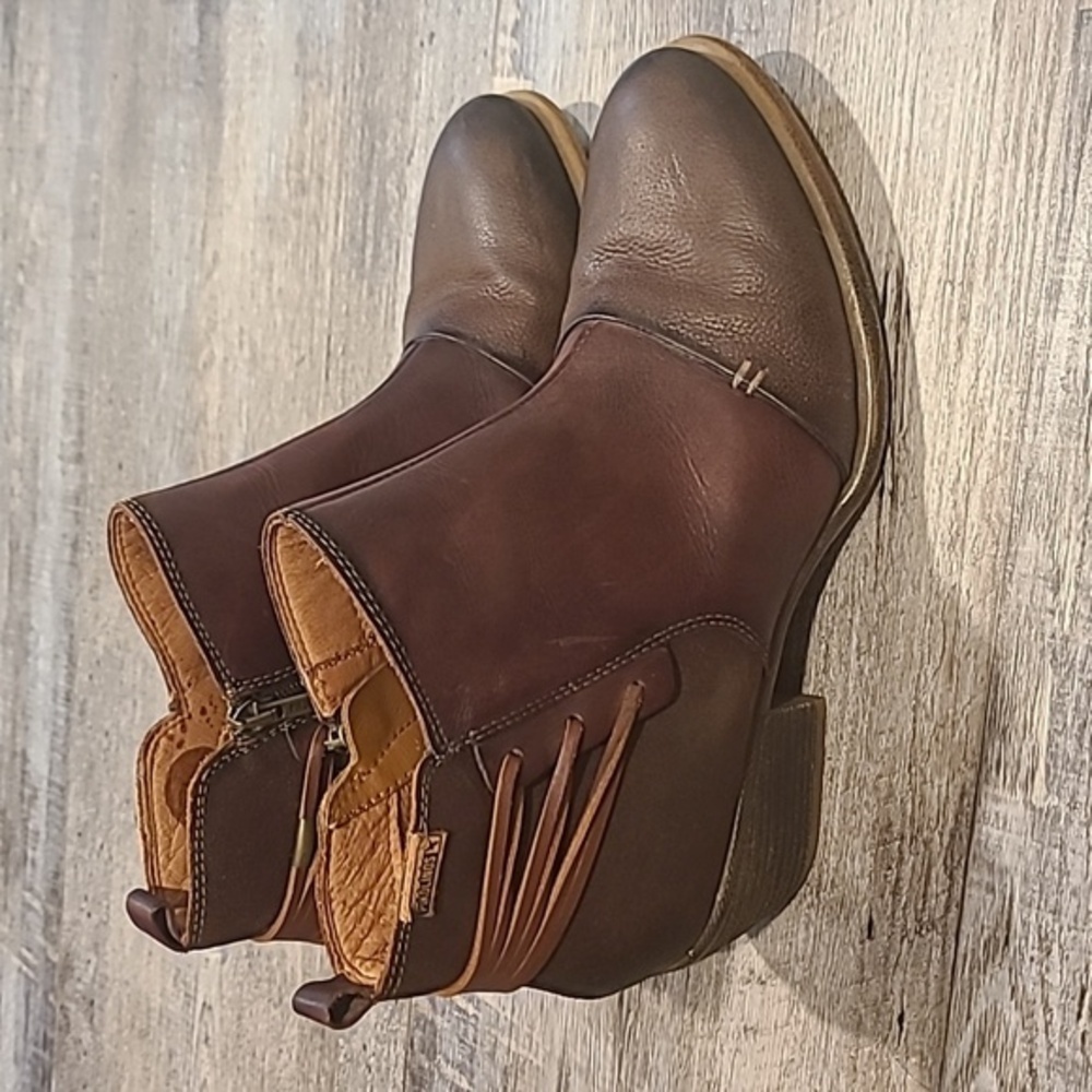 Pikolinos Tan/Brown Ankle Boots | Size‎ 41​